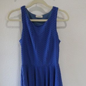 Women Small Freeway Blue Mini Dress